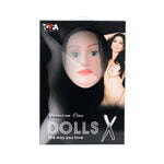 Кукла надувная Dolls-X by TOYFA Kaylee с реалистичной головой, брюнетка, кибер вставка вагина – анус