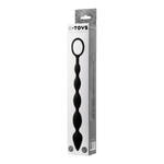 Анальная цепочка Toyfa A-toys Dang, силикон, черный, 27,6 см
