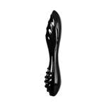 Двусторонний фаллоимитатор Satisfyer Dazzling Crystal 1, стекло, черный, 18,5 см