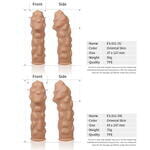 Насадка на фаллос с крупными бугорками размер M, EXTREME Sleeves ES.011