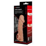 Насадка реалистик на фаллос, с пупырышками COCK SLEEVE RES.002