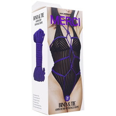 Верёвка для связывания и фиксации MERCI BIND &amp TIE, 9,14 м, фиолетовая