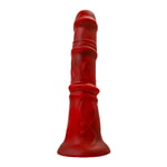 Вибратор Black&Red by Toyfa Monster Rex, силикон, красно-черный, 24,5 см