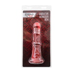 Вибратор Black&Red by Toyfa Monster Rex, силикон, красно-черный, 24,5 см