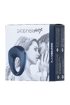 Эрекционное кольцо на пенис Satisfyer Power Ring, силикон, синий 5,5 см.